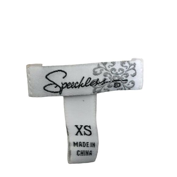 Speechless Colorful Zig-Zag V-Neck Shift Dress - Size XS - Roll Tab Sleeves - Picture 3 of 6